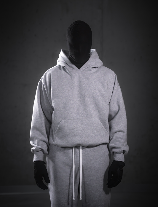 Basic Boxy Hoodie (Gray)