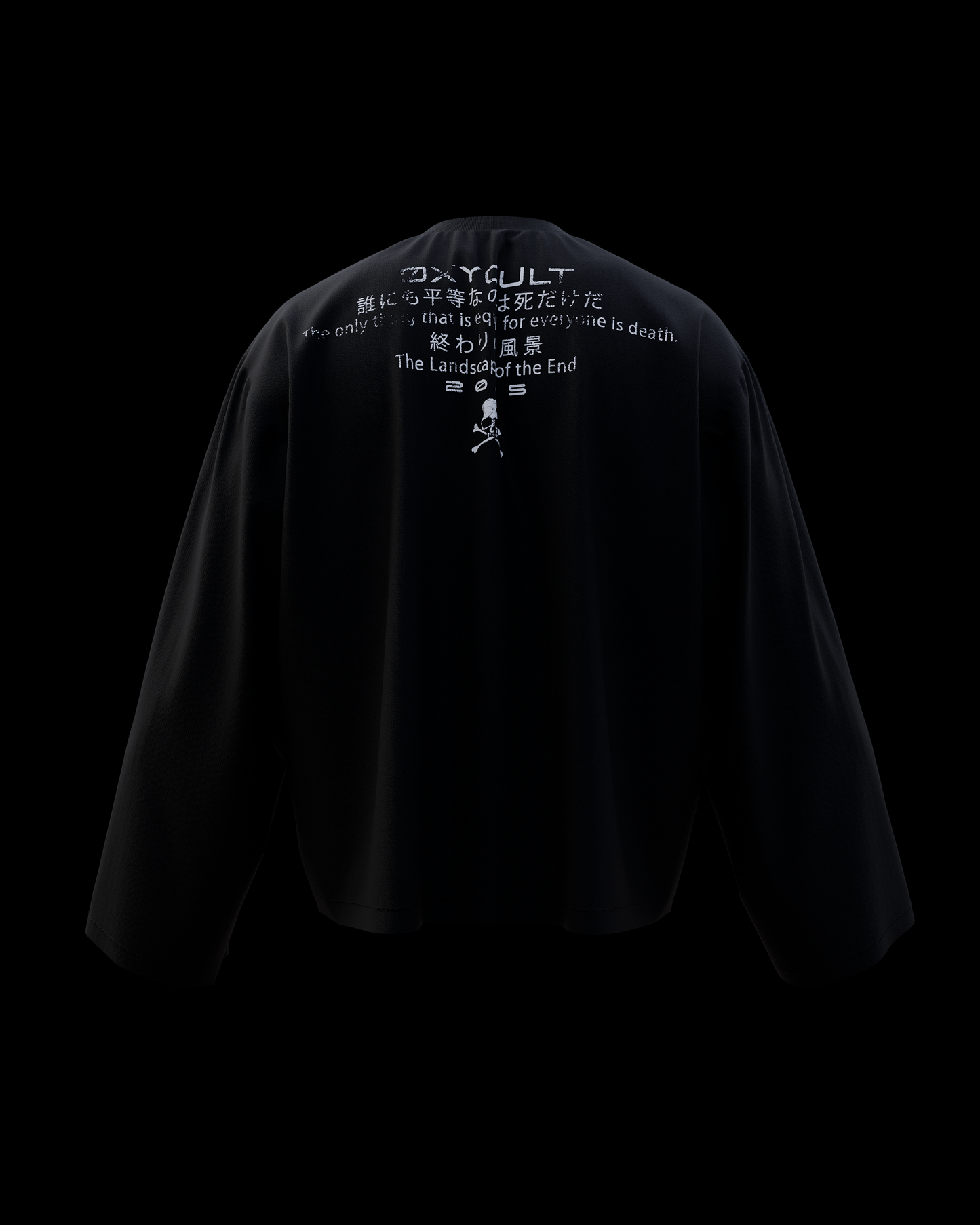 Skull Longsleeve Black