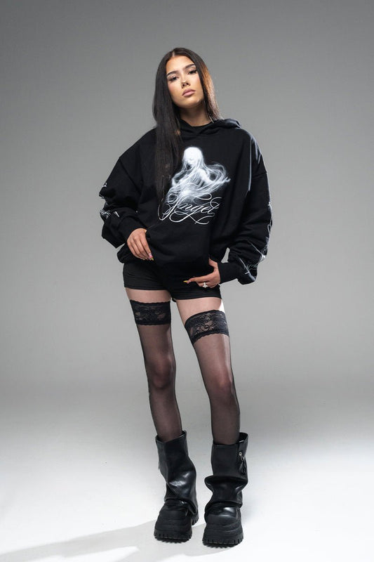 Angel Hoodie Black | Hoodies by Oxycult