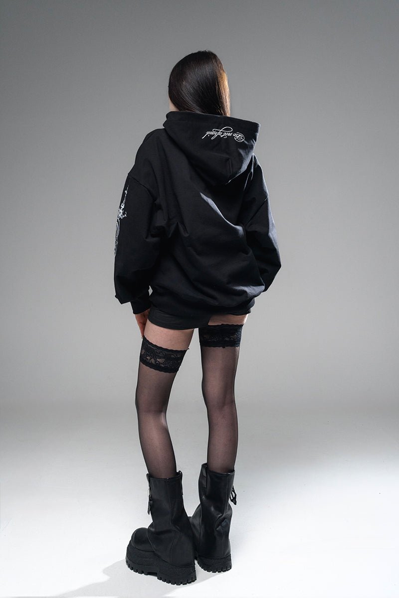 Angel Hoodie Black | Hoodies by Oxycult