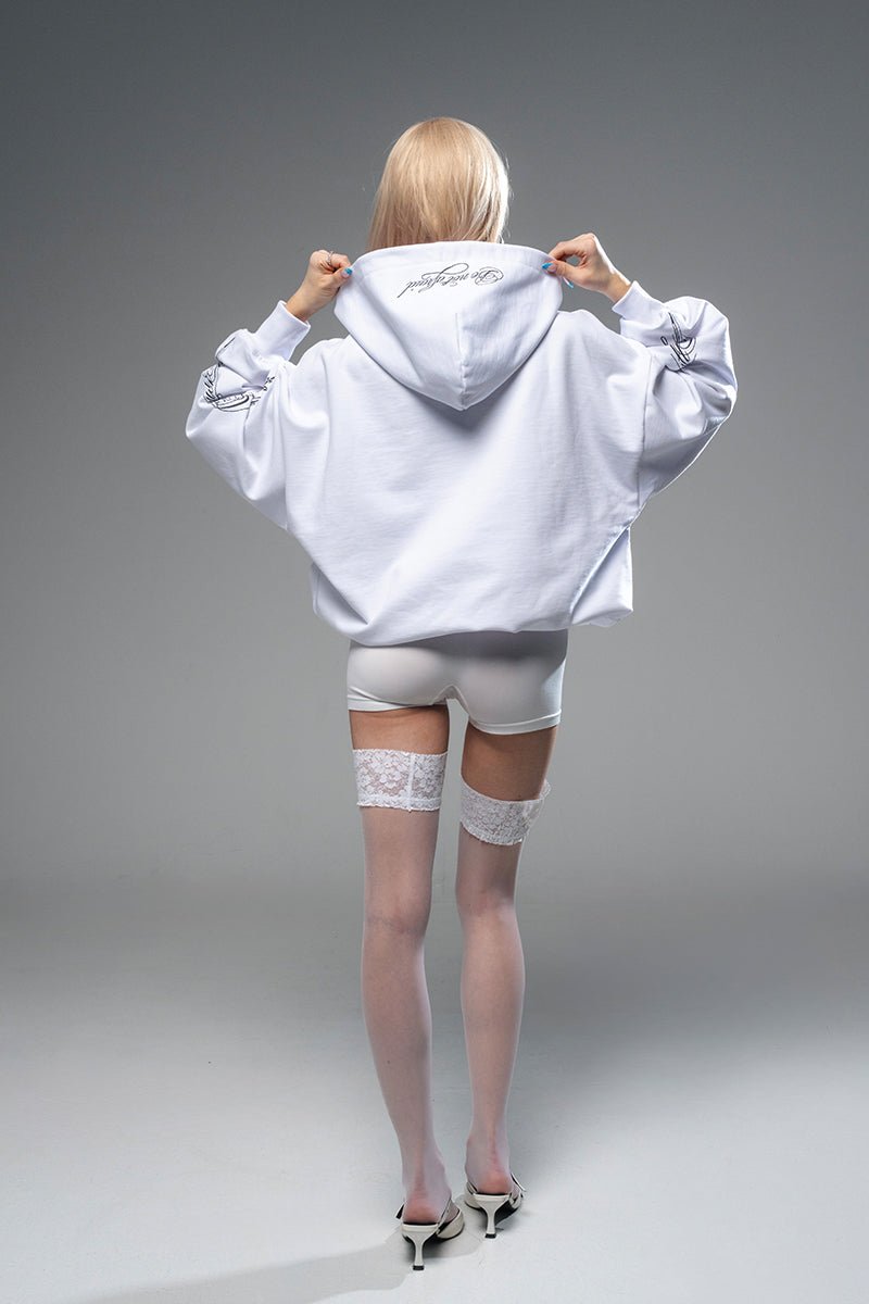 Angel Hoodie White | Hoodies by Oxycult