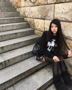 Arabic Black Longsleeve | T-Shirt by Oxycult