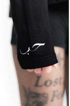 Arabic Black Longsleeve | T-Shirt by Oxycult