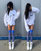 Arabic White Basic Longsleeve | T-Shirt by Oxycult