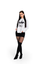 Arabic White Longsleeve | T-Shirt by Oxycult