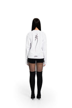 Arabic White Longsleeve | T-Shirt by Oxycult