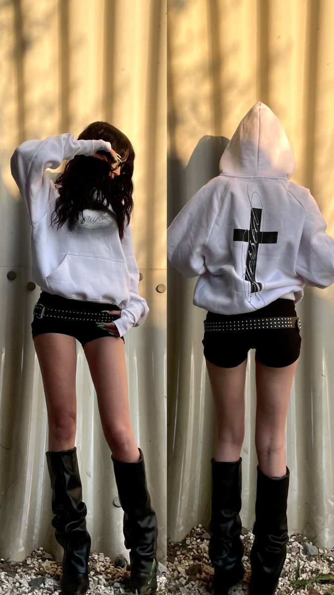 Blessed Hoodie White (Preorder) | Hoodies by Oxycult
