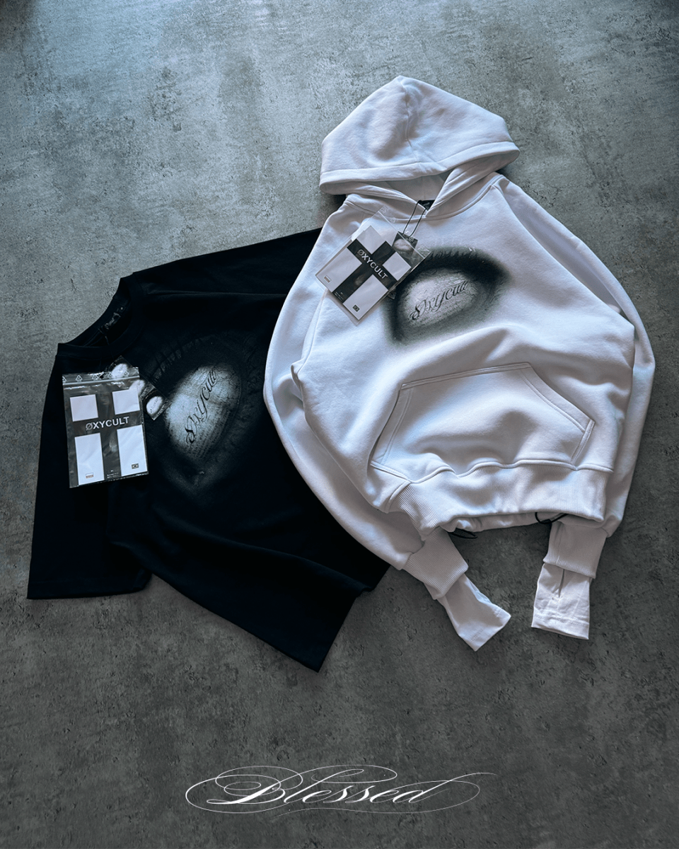 Blessed Hoodie White (Preorder) | Hoodies by Oxycult