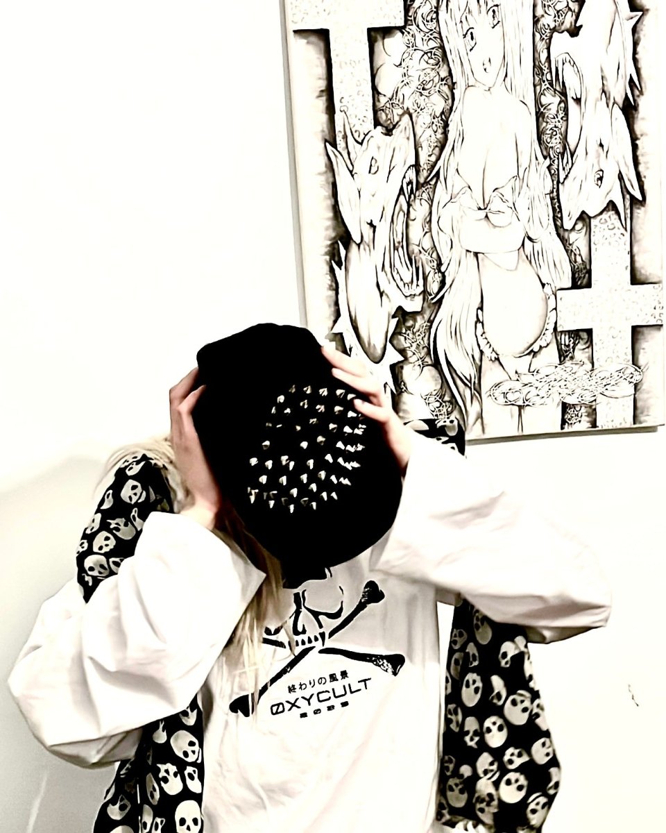 Skull Longsleeve Black | T-Shirt by Oxycult